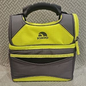 Igloo Vibrant Yellow and Gray Lunch Bag